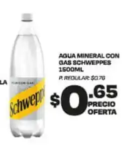 Delportal Supermercados Schweppes Agua Mineral con Gas oferta