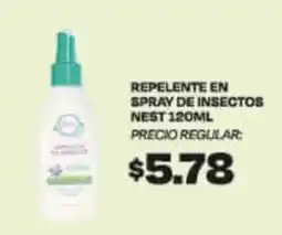 Delportal Supermercados REPELENTE EN SPRAY DE INSECTOS NEST 120ML oferta