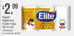 Tia Elite Papel higiénico triple hoja oferta