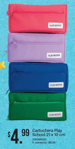 Tia Cartuchera Play School oferta