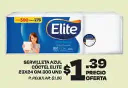Delportal Supermercados Servilleta Azul Cöctel Elite oferta