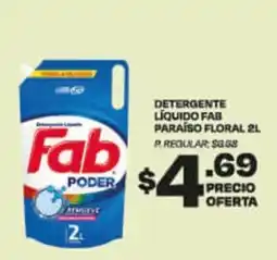 Delportal Supermercados Detergente Líquido Fab Paraíso Floral oferta