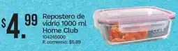 Tia Repostero de vidrio 1000 ml Home Club oferta