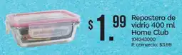 Tia Repostero de vidrio 400 ml Home Club oferta