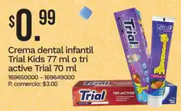 Tia Crema dental infantil Trial Kids o tri active Trial oferta