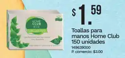 Tia Toallas para manos Home Club eco oferta