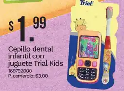 Tia Cepillo dental infantil con juguete Trial Kids oferta