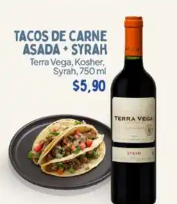 Mi Comisariato Tacos de carne asada + Syrah oferta