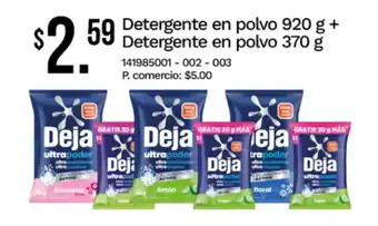 Detergente en polvo
