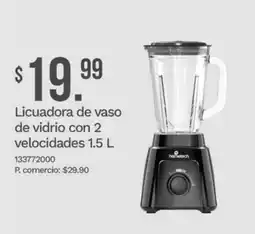 Tia homitech Licuadora de vaso de vidrio con 2 velocidades 1.5 L oferta