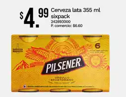 Tia Pilsener Cerveza lata 355 ml oferta