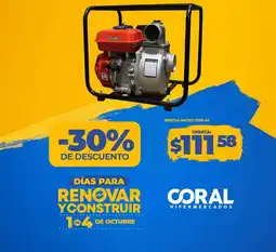 Coral Hipermercados PUMPA DE AGUA oferta