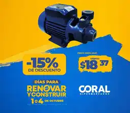 Coral Hipermercados Pump oferta