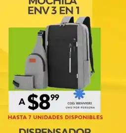Novicompu Mochila ENV 3 EN 1 oferta