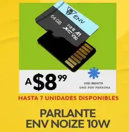 Novicompu PARLANTE ENV NOIZE 10W oferta