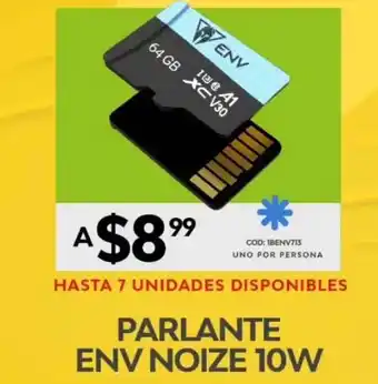Novicompu PARLANTE ENV NOIZE 10W oferta