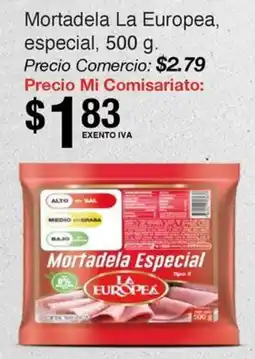 Mi Comisariato Mortadela Especial La Europea oferta