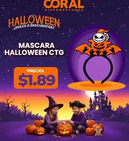 Coral Hipermercados Mascara halloween ctg oferta