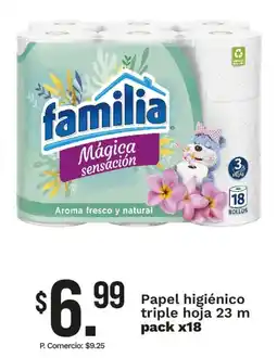 Tia Papel higiénico triple hoja 23 m pack x18 oferta