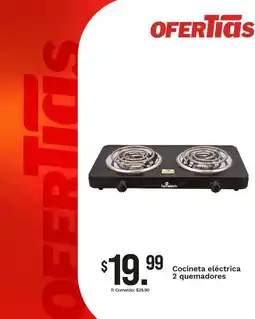 Tia homeTech Cocineta eléctrica 2 quemadores oferta