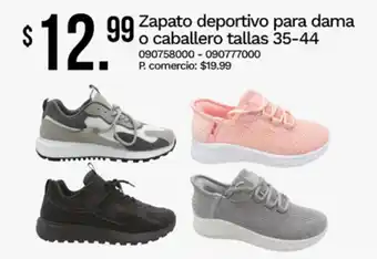 Zapato deportivo para dama o caballero
