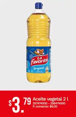 Tia La Favorita Aceite vegetal oferta