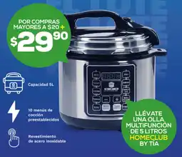 Tia Olla multifunción de 5 litros Homeclub by Tía oferta
