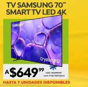 TV SAMSUNG 70" SMART TV LED 4K