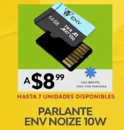 Novicompu PARLANTE ENV NOIZE 10W oferta