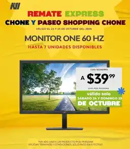 Novicompu Monitor one 60 hz oferta