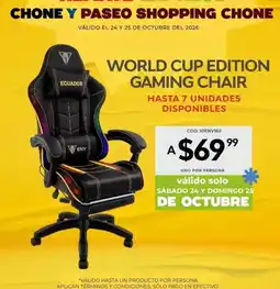 Novicompu ENY WORLD CUP EDITION GAMING CHAIR oferta