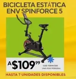 Novicompu BICICLETA ESTÁTICA ENV SPINFORCE 5 oferta