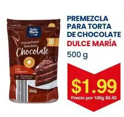 TuTi Dulce María Premezcla para torta sabor chocolate oferta