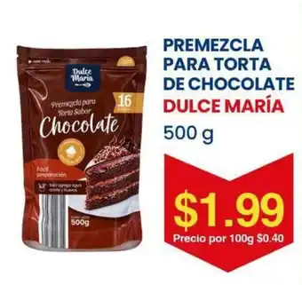 Dulce María Premezcla para torta sabor chocolate