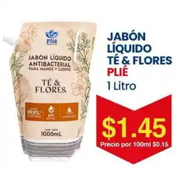 TuTi JABÓN LÍQUIDO ANTIBACTERIAL PARA MANOS Y CUERPO TÉ & FLORES oferta