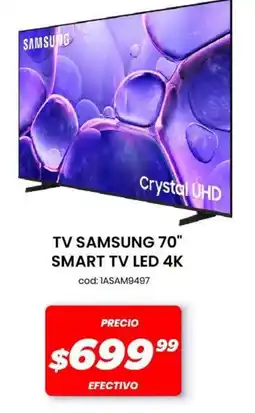 Novicompu TV SAMSUNG 70" SMART TV LED 4K oferta