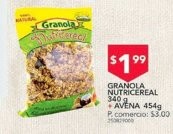 Tia Granola nutricereal 340g oferta