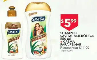 Tia Shampoo savital multióleos 550ml oferta