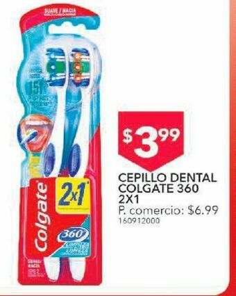 Tia Cepillo dental colgate 360 2x1 oferta