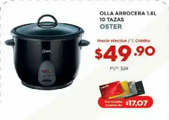 Tia Olla arrocera 1.8l 10 tazas oster oferta