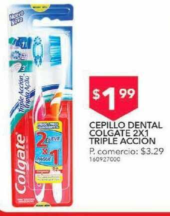 Tia Cepillo dental colgate 2x1 triple accion oferta
