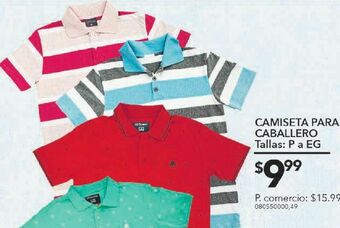 Tia Camiseta para caballero oferta