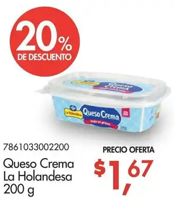 Supermaxi Queso Crema La Holandesa 200g oferta