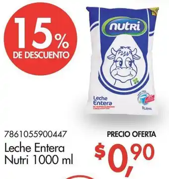 Supermaxi Leche Entera Nutri 1000ml oferta