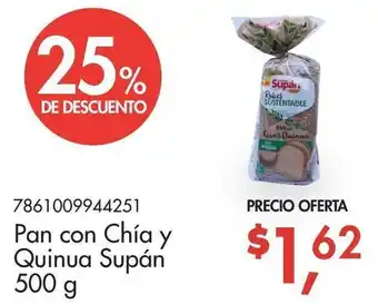 Pan con Chía y Quinua Supán 500g