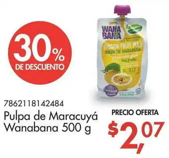 Supermaxi Pulpa de Maracuyá Wanabana 500g oferta