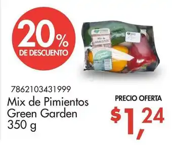 Supermaxi Mix de Pimientos Green Garden 350g oferta