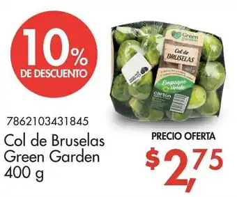 Supermaxi Col de Bruselas Green Garden 400g oferta