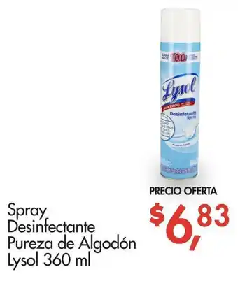 Supermaxi Spray Desinfectante Pureza de Algodón Lysol 360ml oferta