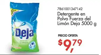 Detergente en Polvo Fuerza del Limón Deja 5000g